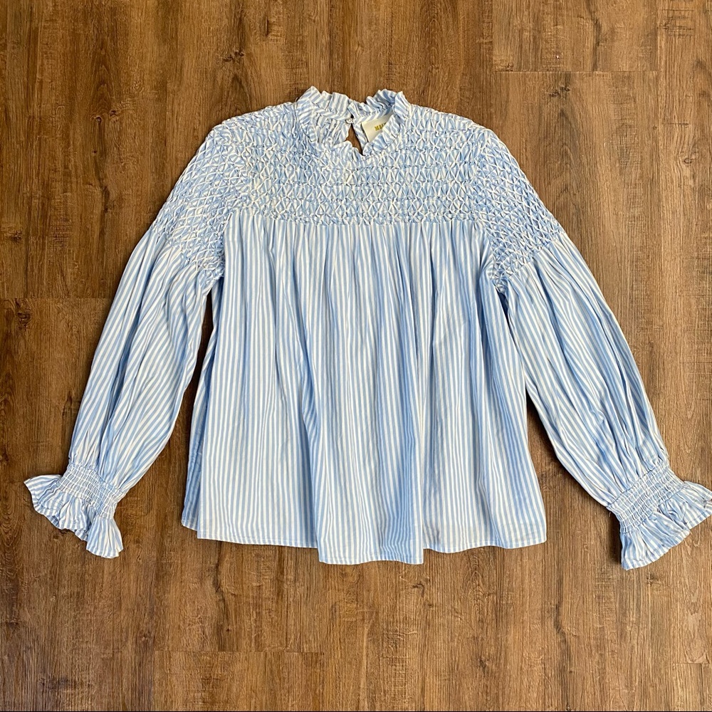 Anthropologie Maeve Modern Peasant Blouse